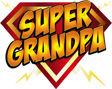 Super Grandpa Superhero Grandfather Father's Day Kids T-Shirt