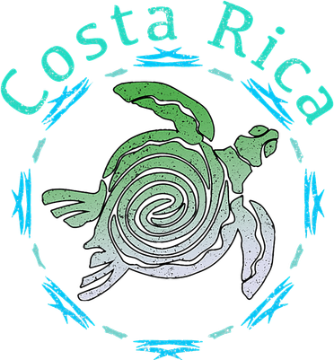 Costa Rica Tee Vintage Tribal Turtle Apron