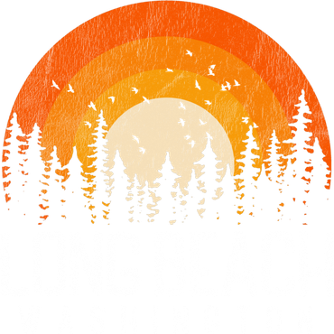 Long Beach Washington Wa Cute Gift Retro 70s 80s Vintage Gift Beanie