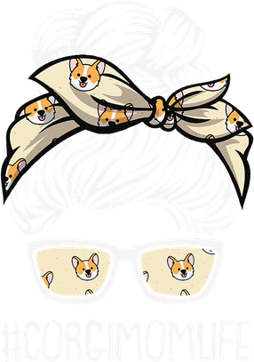 Corgi Mom Life Mothers Day Dog Puppy Pet Owner Women's T-Shirt