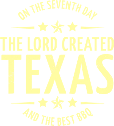 Seventh Day Lord Created Texas And Bbq Gift Kids Sweatshirt