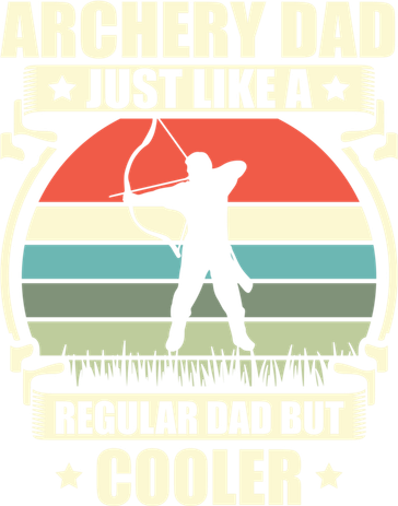 Archery Dad Archer Lover Bow Fathers Day Gift Kids T-Shirt