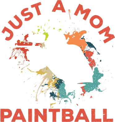 Just A Mom Who Loves Paintball Design Paintballer Mom Cool Gift Coaster