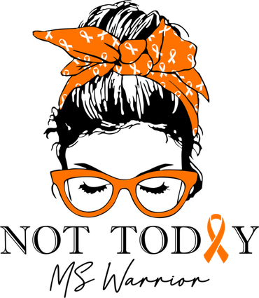 Wo Multiple Sclerosis Awareness Messy Bun Ms Warrior Gift Button