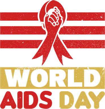 World Aids Day Support Awareness Fight Together Gift Kids T-Shirt