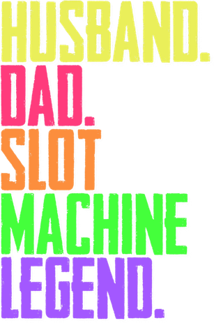 Funny Husband Dad Slot Machine Legend Casino Player Gift Ornament