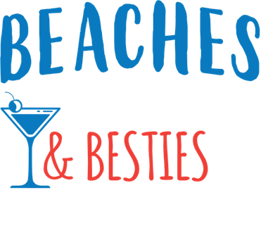 Beaches Booze Besties Bachelorette Aruba Trip Gift Button