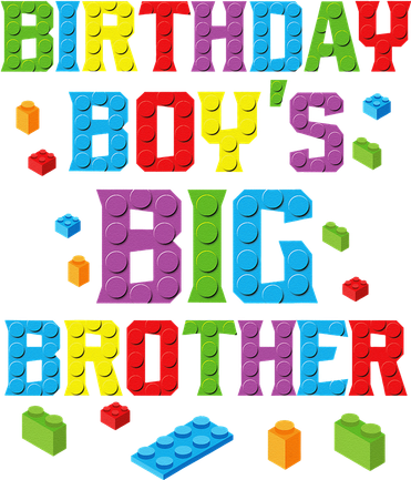 Master Builder Birthday BigBrother Building Blocks Baby Bodysuit