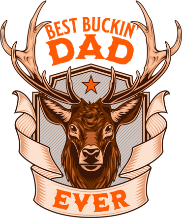 Best Buckin Dad Ever Funny Deer Hunter Buck Hunting Great Gift Magnet