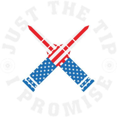 Men Just The Tip I Promise USA Bullet Patriotic 4th Of July Gift Kids Sweatshirt