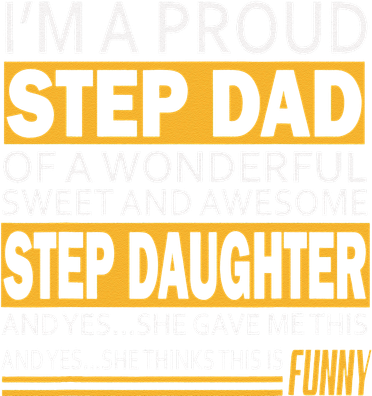 Proud Step Dad Father Day Gift For Stepdad From Stepdaughter Mousepad