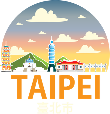 Taipei City Skyline Taiwan China 臺北市 Meaningful Gift Women's T-Shirt