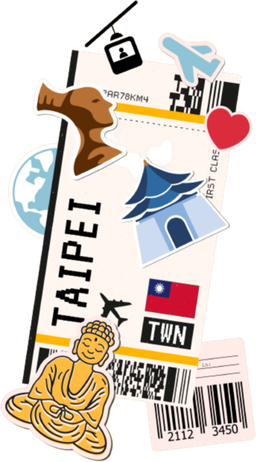 Taipei Taiwan Boarding Plane Airplane Ticket Travel Gift Baby Bodysuit