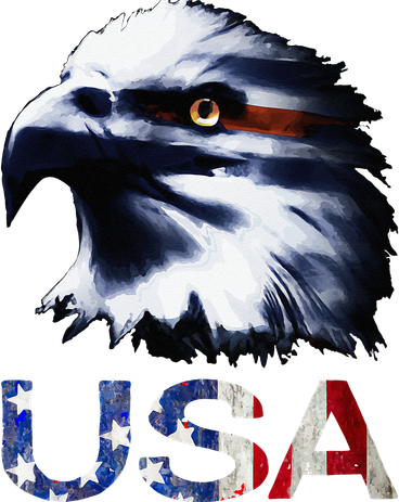 USA Patriotic Eagle Head 4th Of July Independence Day Beanie