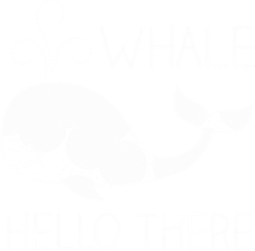 Whale Hello There Funny Save Whale Funny Gift Coaster