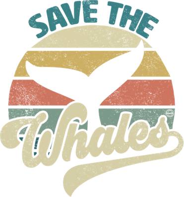 Save The Whales Retro Gift Women's Hoodie