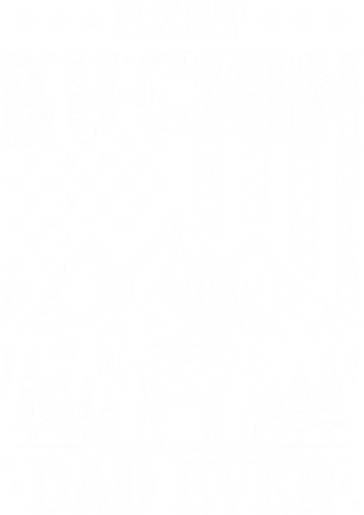Best Buckin Dad Funny Hunter Father American Flag Gift Kids Hoodie