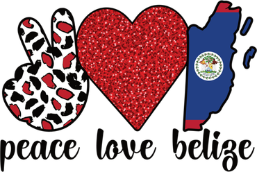 Love Belize Proud Belizean Flag Belizean Roots Meaningful Gift Baby Bodysuit