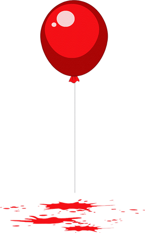 Red Balloon Halloween Costume Scary Movie ITClown Hoodie