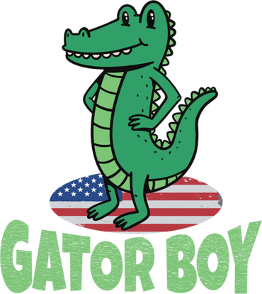 Gator American Usa Flag Alligator Crocodile Funny Gift Women's T-Shirt