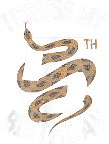 Its My 5th Birthday 5 Years Old Snake Boy And Girl Party Women's Long Sleeve Shirt