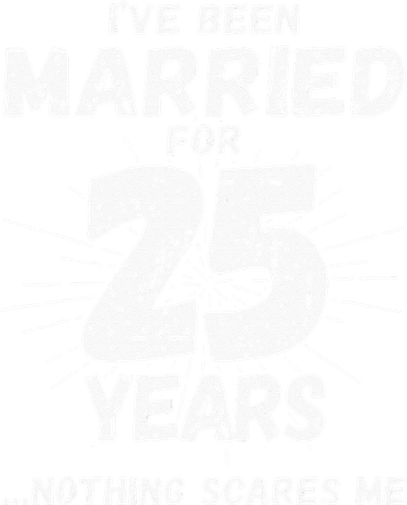Couples Married 25 Years Funny 25th Wedding Anniversary Baby Bodysuit