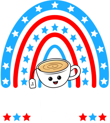 Spilling The Tea Since 1773 4th Of July Rainbow For Teacher Gift Women's Tank Top