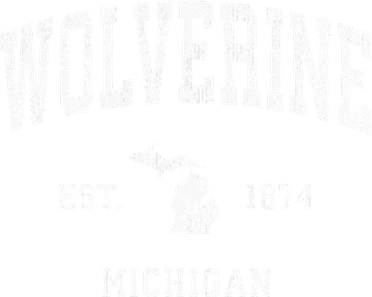 Wolverine Michigan MI Vintage Athletic Sports Design Women's Tank Top