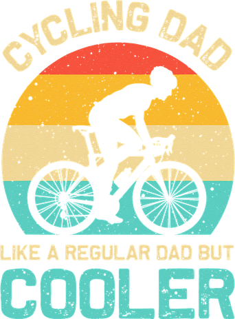 Cycling Dad Like A Regular Dad But Cooler Funny Cyclist Gift Women's T-Shirt