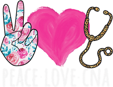 Certified Nursing Assistant Peace Love CNA Nurse 11oz C Handle Ceramic Mug