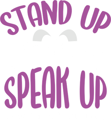 Stand Up Speak Up Stop Domestic Violence Purple Ribbon Cool Gift Women's Hoodie