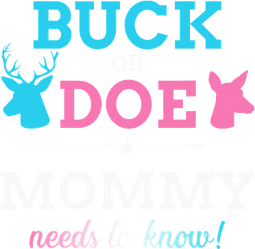 Gender reveal buck or doe mommy matching baby party Bucket Hat