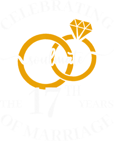 17 Years Of Married Since 2006 Couple Wedding Anniversary Women's Dry Zone Grid Polo