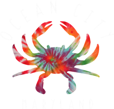 Ocean City Maryland Crab Tie Dye Summer Vacation Pajama Set
