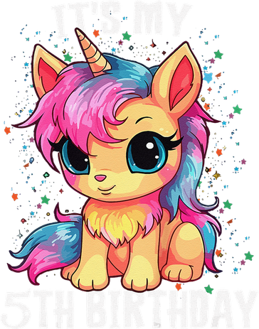 Funny Its My 5th Birthday 5 Years Anniversary Three Unicorn Kids Sweatshirt