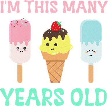 Funny 3rd Birthday Ice Cream Outfit 3 Yrs Old Hat