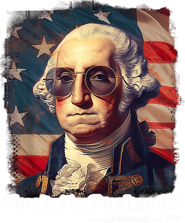Suck It England Funny 4th Of July George Washington 1776 Coaster