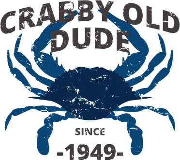 Cute Crabby Old Dude Since 1949 70th Birthday Crab Fishing Hat