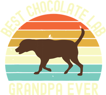 Men Best Chocolate Lab Grandpa Ever Labrador Retriever Vintage Tumbler