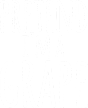 Funny Lazy Halloween Tee PRETEND I'M A GRAPE Costume Toddler T-Shirt