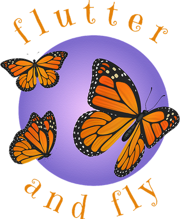 Flutter And Fly Apparel Monarch Butterflies On Glowing Moon Kids T-Shirt