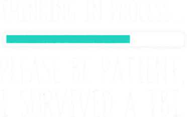 Funny Traumatic Brain Injury Awareness Thinking In Process Doggie Tank