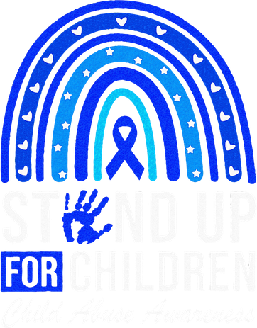 Stand Up For Children Stop Child Abuse Prevention Awareness Women's Hoodie