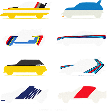 Rally Legends Group B Classic Rally Car Coaster