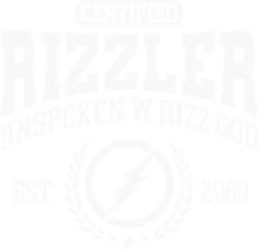 CERTIFIED RIZZLER UNSPOKEN RIZZ W RIZZ GOD Coaster