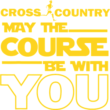 Cross Country May The Course Be With You Runner Jogger Gift Polo