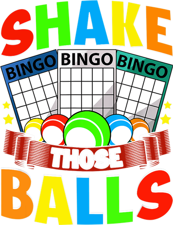 Shake Those Balls Funny Bingo Player Bingo Novelties Women's Hoodie