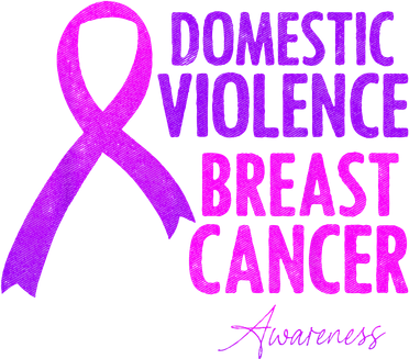 Domestic Violence And Breast Cancer Awareness Month Beanie