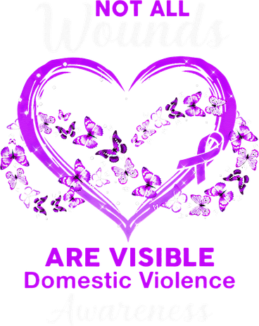 Domestic Violence Awareness Not All Wounds Are Visible Women's T-Shirt