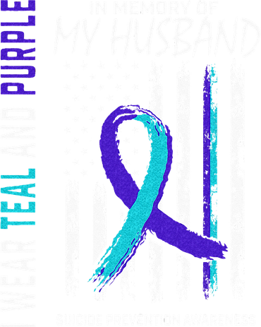 In Memory Of My Husband Suicide Awareness Prevention Flag Hoodie
